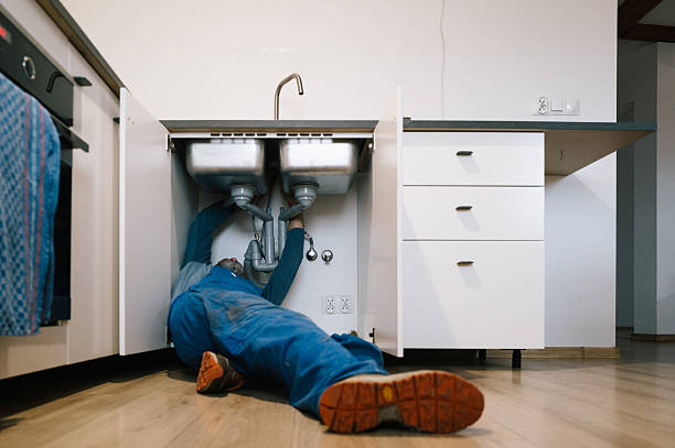 Professional Drain Cleaning technician working in La Belle, PA